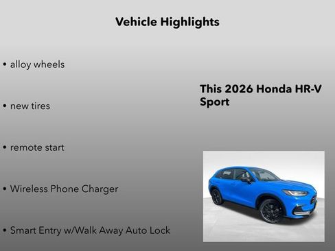 New 2026 Honda HR-V Sport image 15
