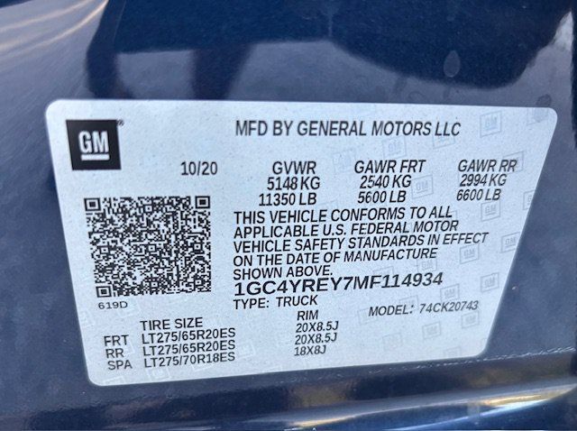 Used 2021 Chevrolet Silverado 2500 High Country AWD/4WD image 21