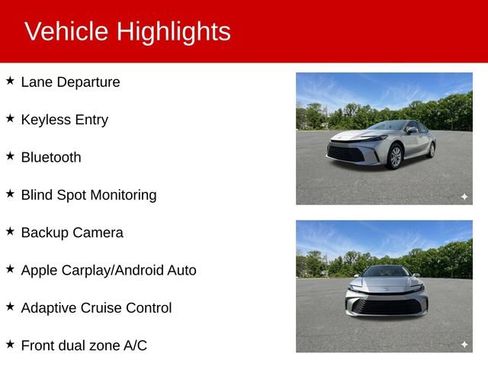 Used 2025 Toyota Camry LE w/ Convenience Package AWD/4WD image 2