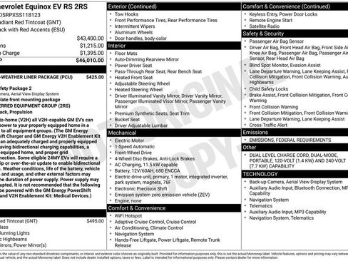New 2025 Chevrolet Equinox EV RS image 4