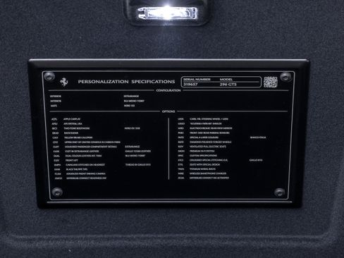 Certified 2025 Ferrari 296 GTS RWD image 74