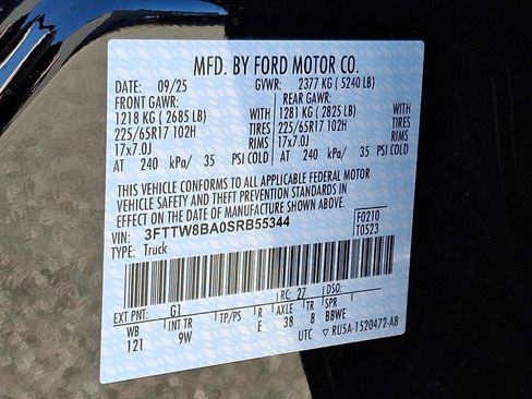 New 2025 Ford Maverick XL w/ Equipment Group 102A image 16
