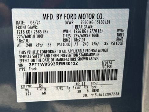 Used 2024 Ford Maverick Lariat w/ 4K Tow Package AWD/4WD image 18
