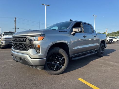 New 2026 Chevrolet Silverado 1500 Custom w/ Turbomax Blackout Package AWD/4WD image 1