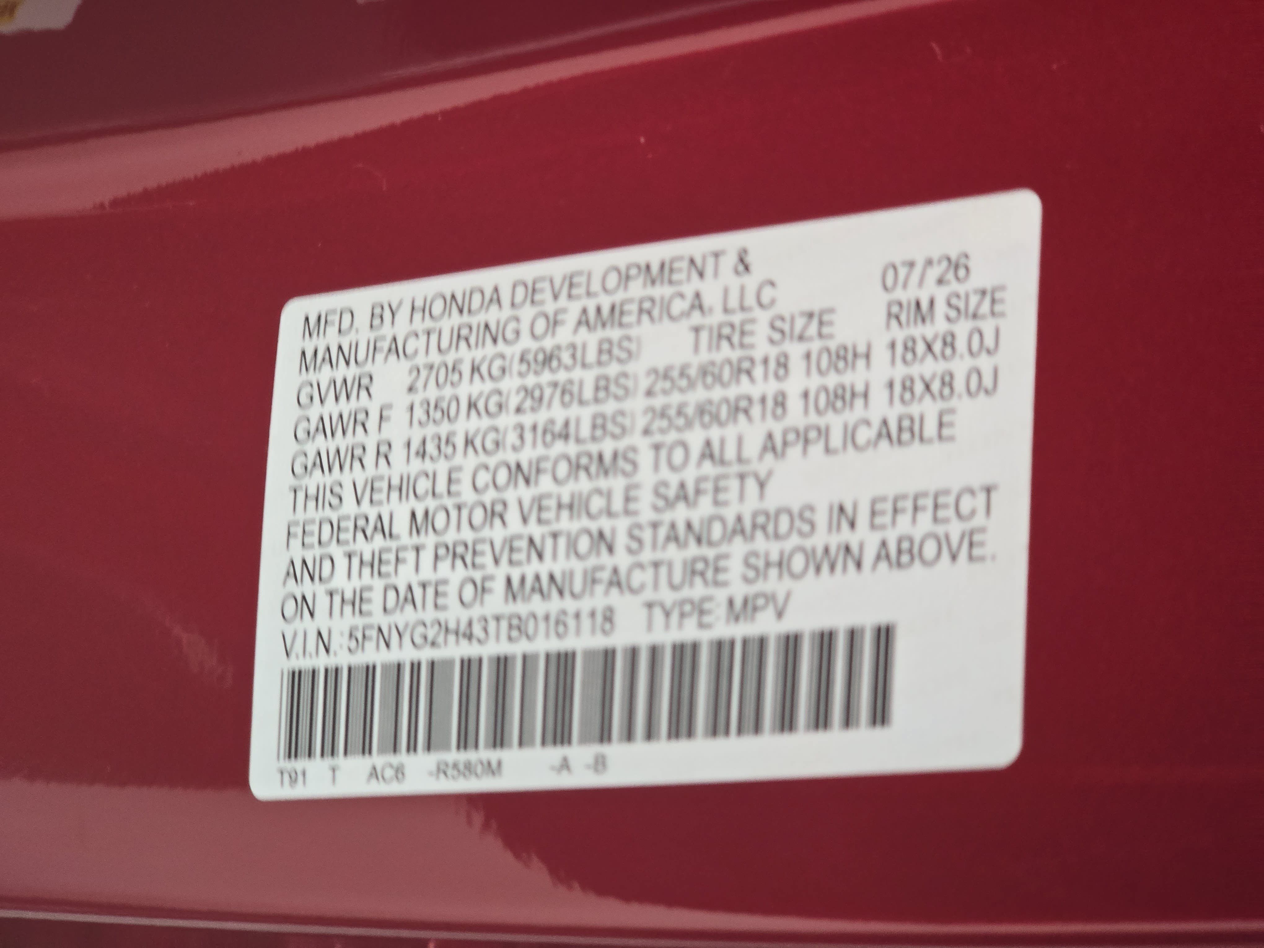 New 2026 Honda Pilot EX-L image 36
