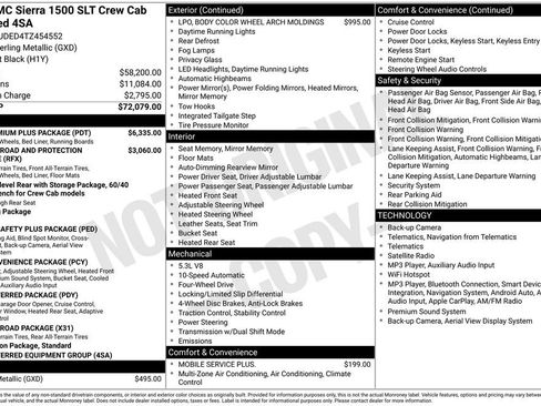 New 2026 GMC Sierra 1500 SLT w/ SLT Premium Plus Package AWD/4WD image 20