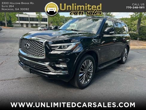 Used 2019 INFINITI QX80 Luxe w/ 22" Wheel Package AWD/4WD image 1