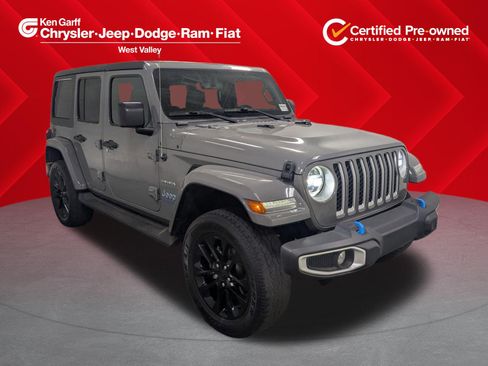 Used 2023 Jeep Wrangler Unlimited Sahara w/ Cold Weather Group AWD/4WD image 1