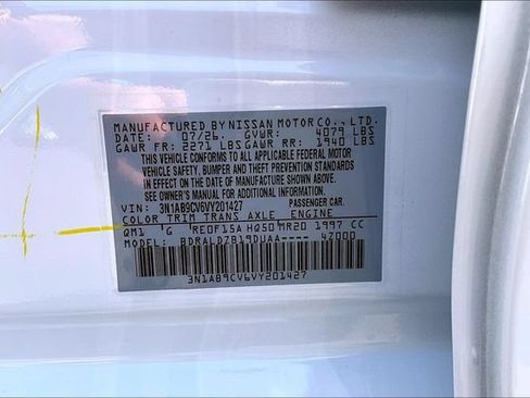 New 2027 Nissan Sentra SV FWD image 8