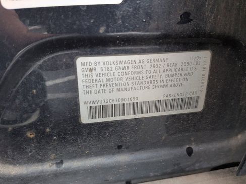 Used 2007 Volkswagen Passat 3.6 image 2