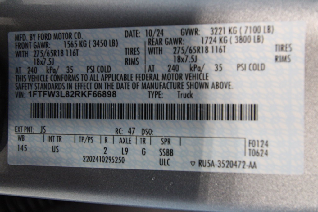 Used 2024 Ford F150 XLT w/ Equipment Group 302A MID AWD/4WD image 46