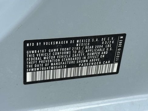 New 2026 Volkswagen Jetta Sport FWD image 16