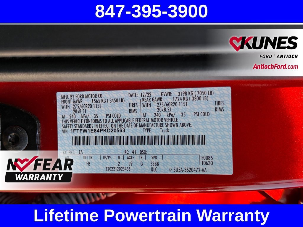 Certified 2023 Ford F150 XLT w/ Equipment Group 302A High AWD/4WD image 44