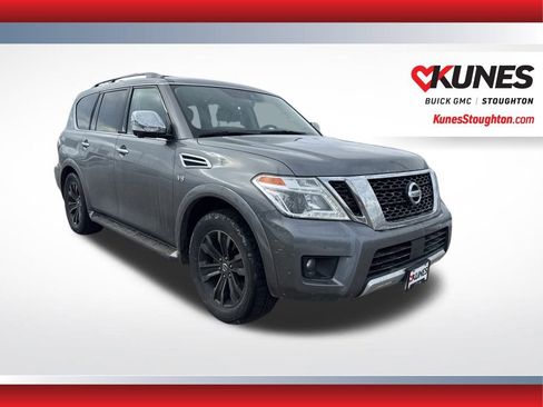 Used 2018 Nissan Armada Platinum w/ Captain Seat Package image 2