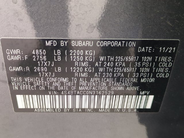 Used 2022 Subaru Outback Premium AWD/4WD image 30