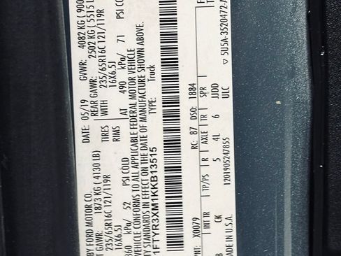 Used 2019 Ford Transit 250 148 High Roof Extended RWD image 42