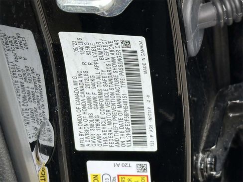 Certified 2023 Honda Civic Sport image 15