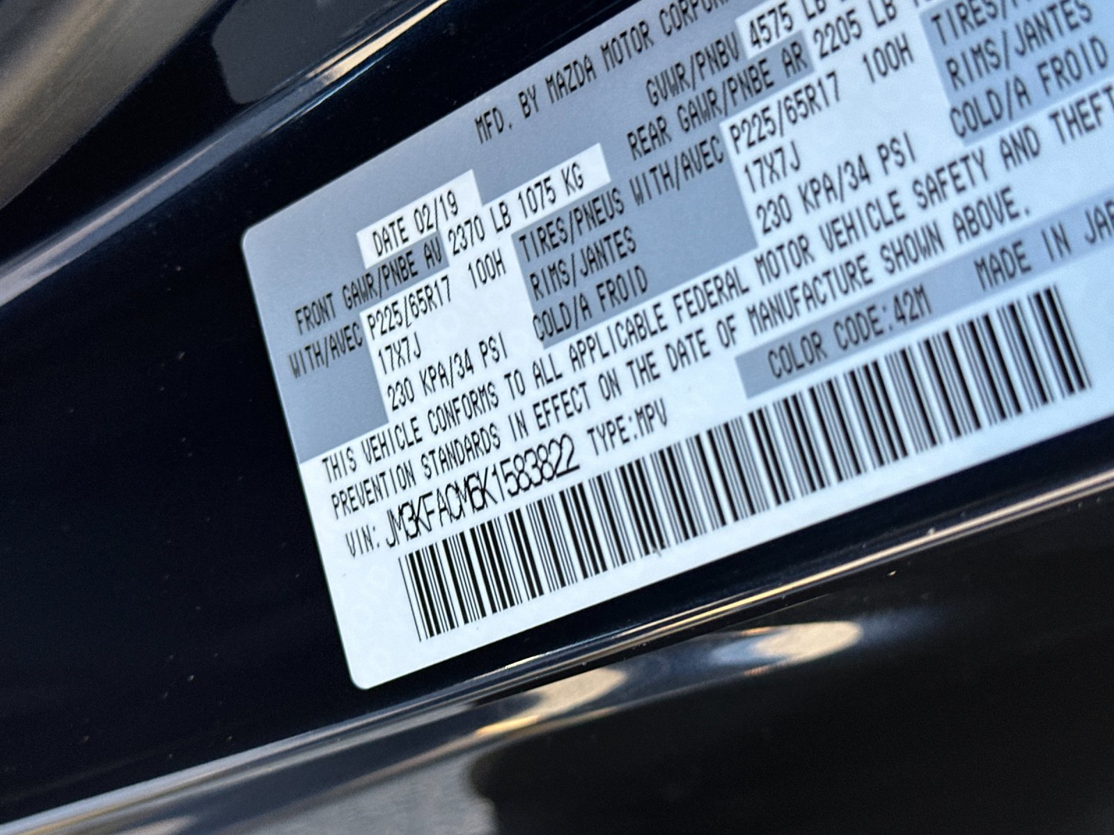 Used 2019 MAZDA CX-5 Touring FWD image 27