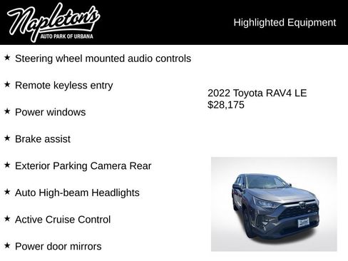 Used 2022 Toyota RAV4 LE AWD/4WD image 3