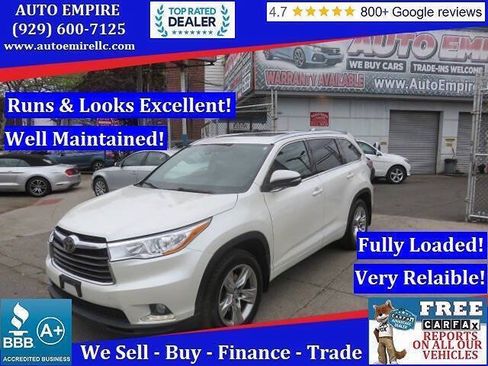 Used 2015 Toyota Highlander Limited w/ Driver Technology Package AWD/4WD image 1