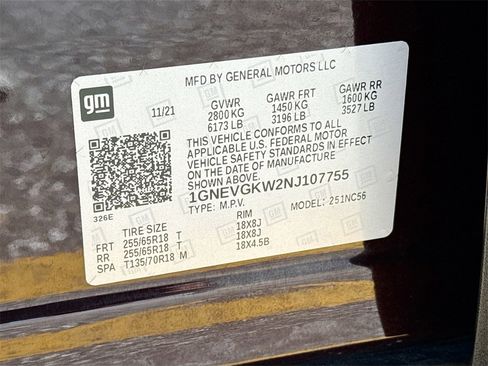 Used 2022 Chevrolet Traverse LT w/ Midnight/Sport Edition image 34