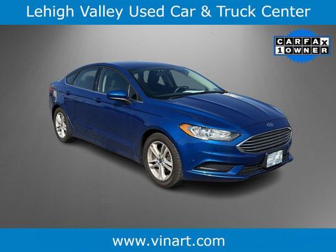 Used 2018 Ford Fusion SE w/ Fusion SE Technology Package FWD image 1