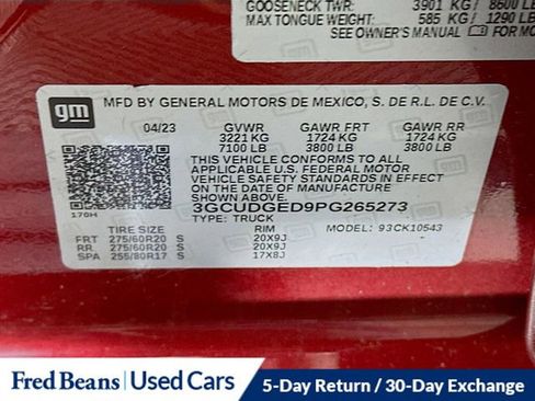 Certified 2023 Chevrolet Silverado 1500 LTZ w/ LTZ Premium Package AWD/4WD image 40