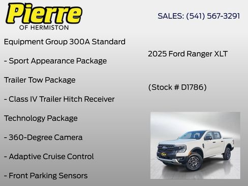 New 2025 Ford Ranger XLT w/ FX4 Off-Road Package AWD/4WD image 6