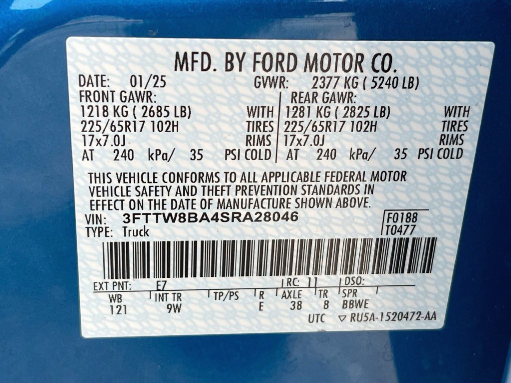 Used 2025 Ford Maverick XL w/ 4K Tow Package AWD/4WD image 30