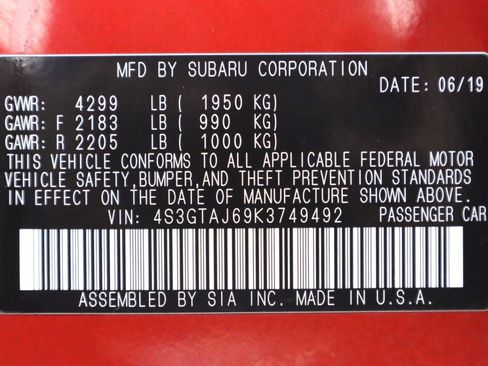Used 2019 Subaru Impreza 2.0i Sport AWD/4WD image 42