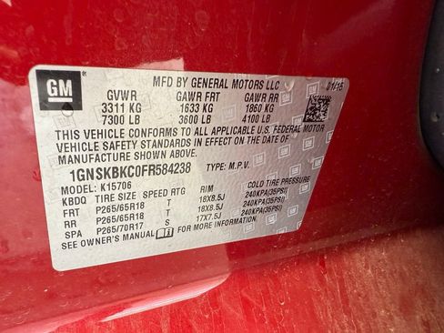 Used 2015 Chevrolet Tahoe LT w/ Luxury Package AWD/4WD image 28