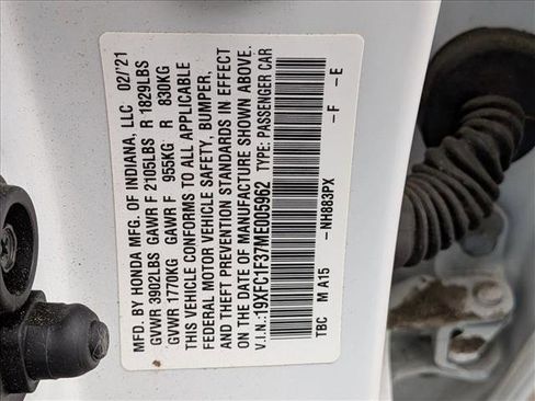 Used 2021 Honda Civic EX image 15