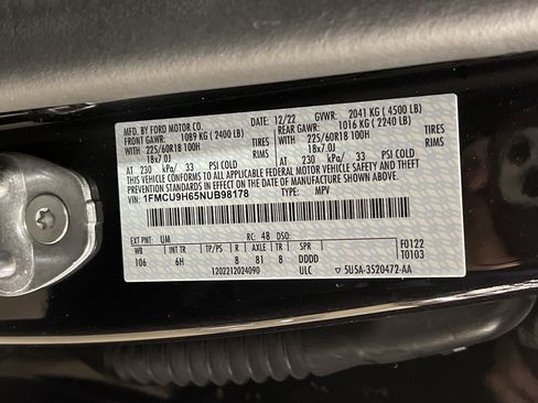 Used 2022 Ford Escape SEL image 27