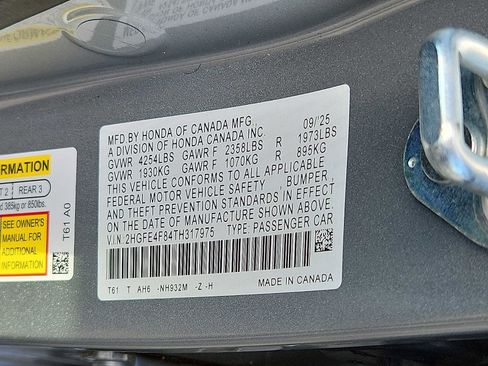 Certified 2026 Honda Civic Sport image 27