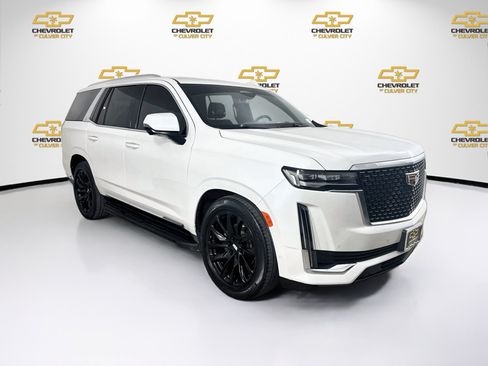 Used 2021 Cadillac Escalade Premium Luxury w/ Driver Assist Tech Package RWD image 1