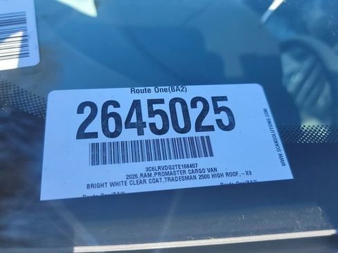 New 2026 RAM ProMaster 2500 w/ Convenience Group image 32