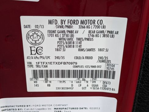Used 2013 Ford F150 FX4 AWD/4WD image 34