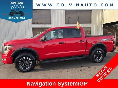 Certified 2023 Nissan Titan PRO-4X w/ Pro-4x Utility Package image 1