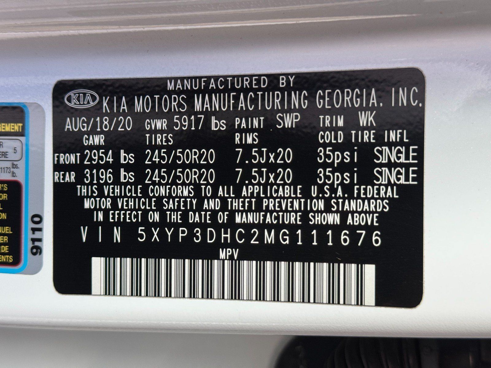 Used 2021 Kia Telluride EX w/ EX Premium Package AWD/4WD image 47