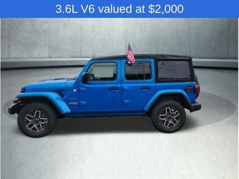 Used 2024 Jeep Wrangler Unlimited Sahara AWD/4WD image 3