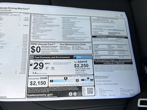 New 2026 BMW X3 xDrive30 w/ M Sport Package image 27