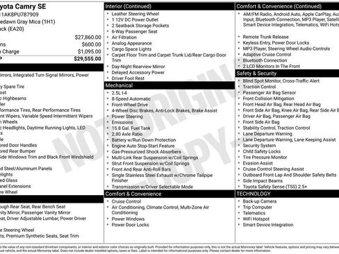 Used 2023 Toyota Camry SE image 6