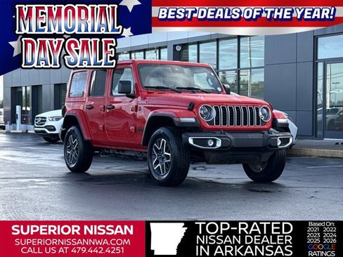 Used 2025 Jeep Wrangler Unlimited Sahara AWD/4WD image 1
