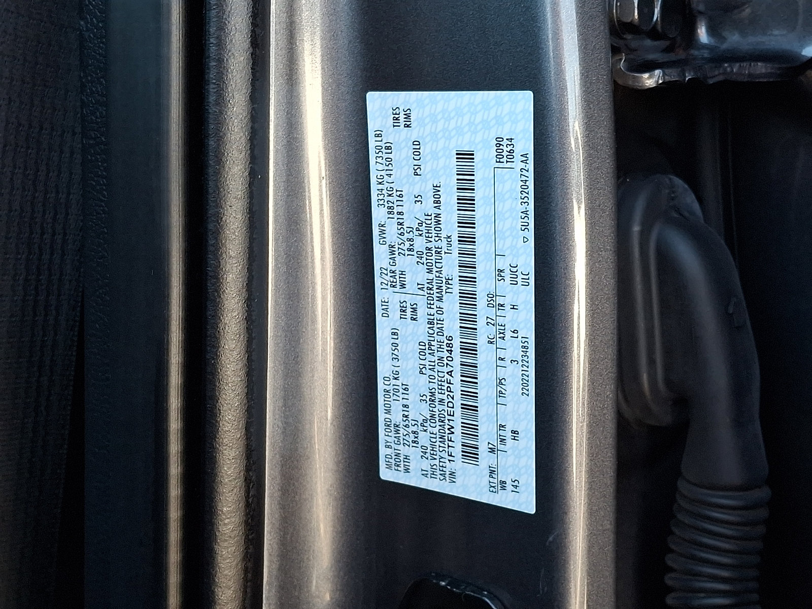 Certified 2023 Ford F150 Lariat w/ Max Trailer Tow Package AWD/4WD image 30
