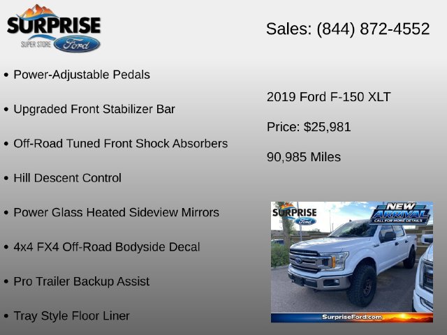 Used 2019 Ford F150 XLT w/ Equipment Group 301A Mid AWD/4WD image 16