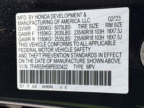 Certified 2023 Honda CR-V Sport image 36