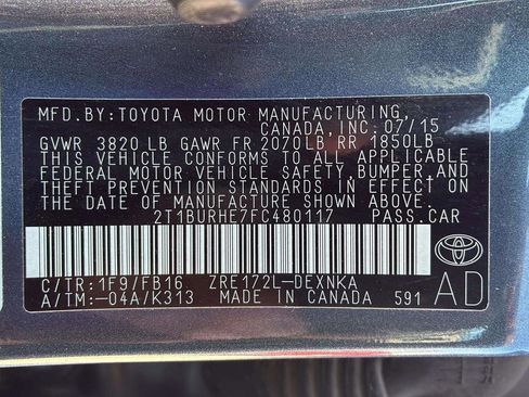 Used 2015 Toyota Corolla LE image 17