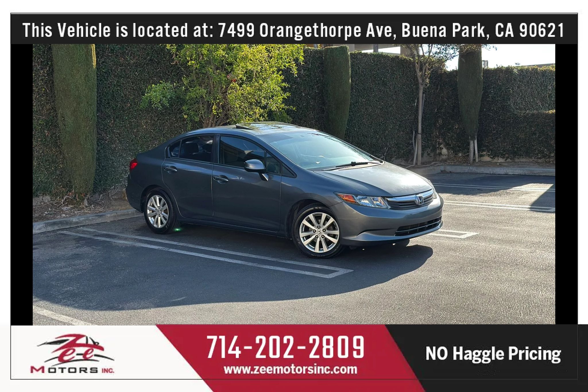Used 2012 Honda Civic EX image 2