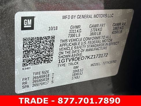 Used 2019 GMC Sierra 1500 SLT w/ SLT Convenience Package image 25