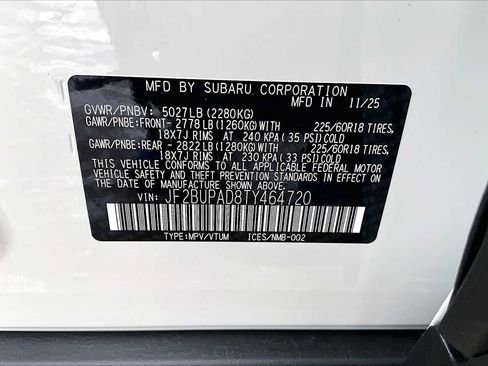 New 2026 Subaru Outback Premium image 18